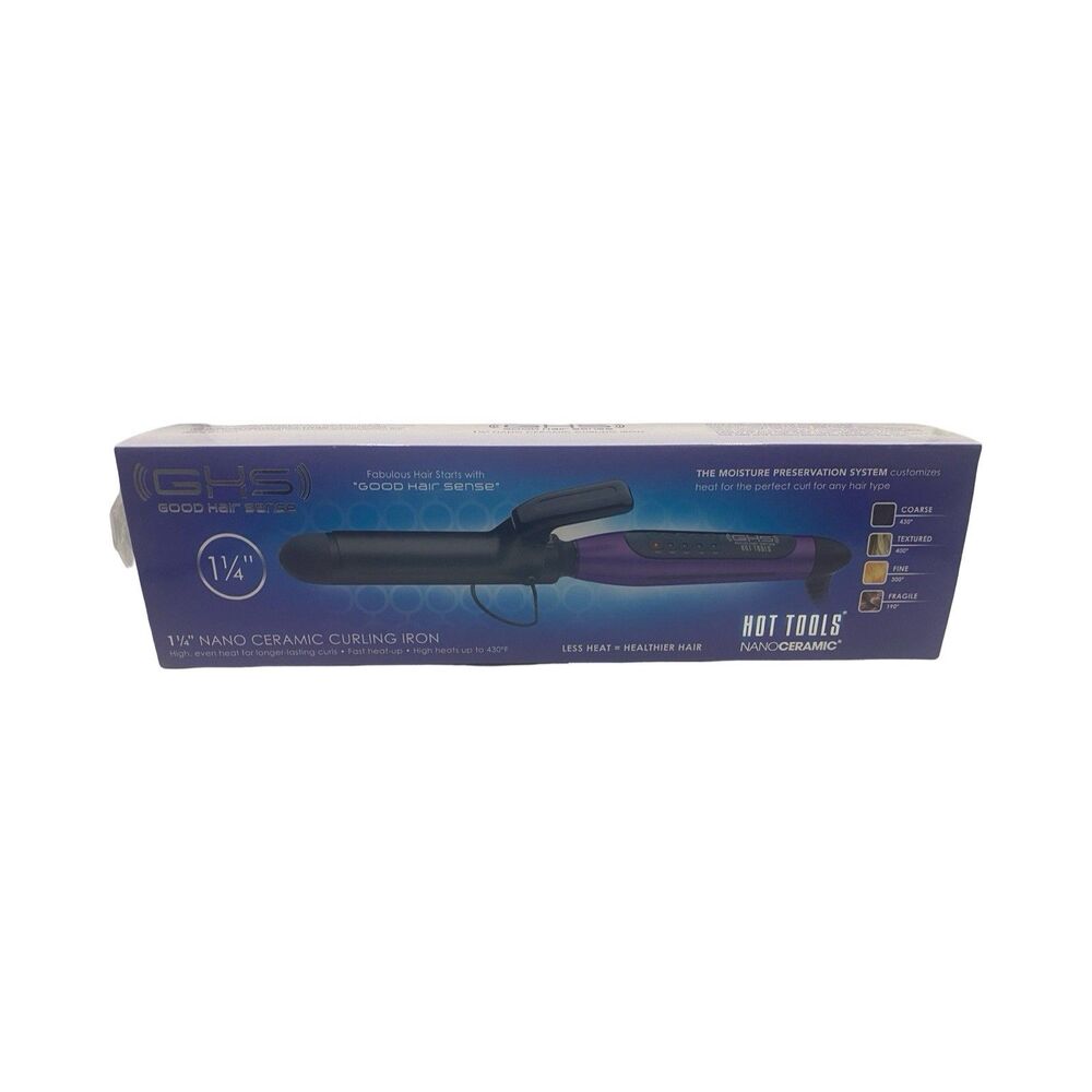 Hot Tools 1 1/4" Nano Ceramic Curling Iron  - Purple #HTGHS7C